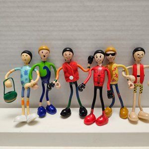 Lot Kids Galaxy Bendos Figures Bendable Chief Breaker Boy Girl Bag